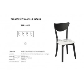 Silla hostelería Safara