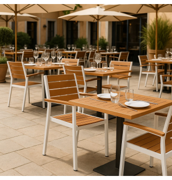 Sillón apilable exterior hostelería o Jardín Hogar