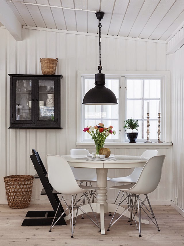 Decoración de interiores con mesas redondas